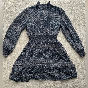 Hayden. Size L. Never worn. Patterned Long Sleeve Dress